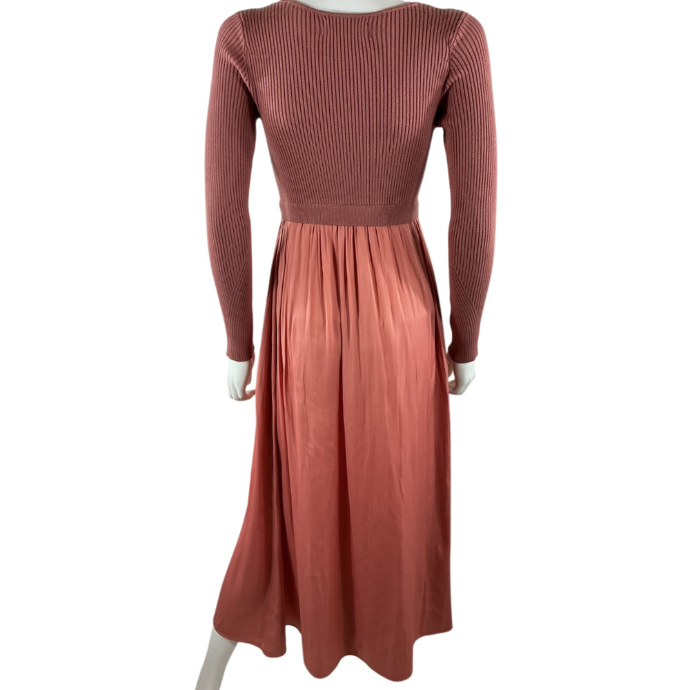 Anthropologie Chic Pink Thea Twofer Sweater Dress Size XXS - Picture 3 of 10